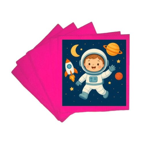 Guardanapo de Papel Personalizado Astronauta