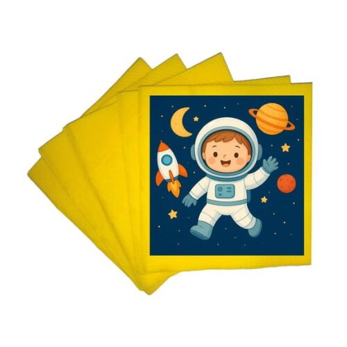 Guardanapo de Papel Personalizado Astronauta