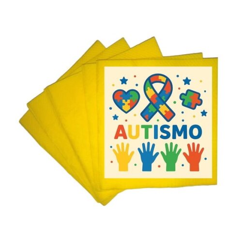 Guardanapo de Papel Personalizado Autismo