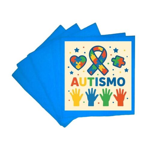 Guardanapo de Papel Personalizado Autismo