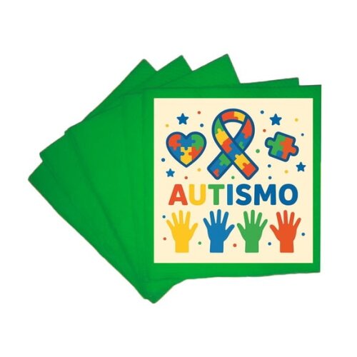 Guardanapo de Papel Personalizado Autismo