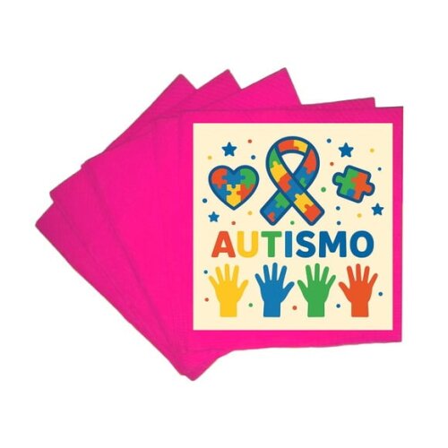 Guardanapo de Papel Personalizado Autismo