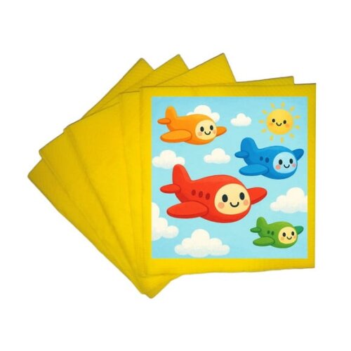 Guardanapo de Papel Personalizado Aviões