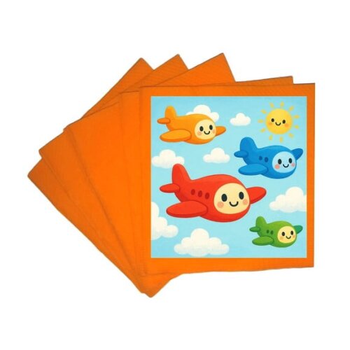 Guardanapo de Papel Personalizado Aviões