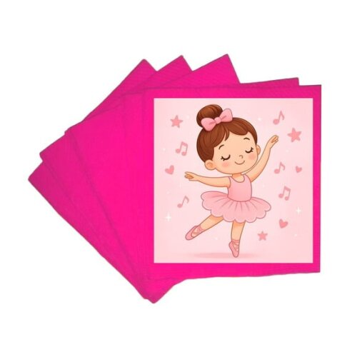 Guardanapo de Papel Personalizado Bailarina