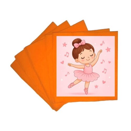 Guardanapo de Papel Personalizado Bailarina