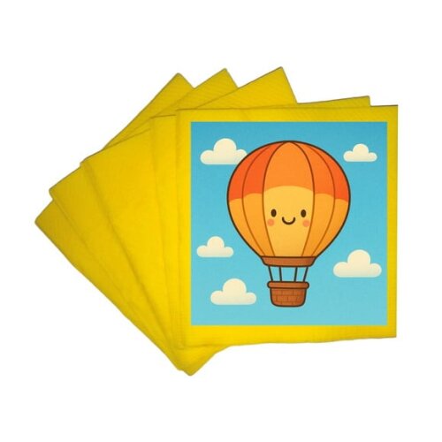 Guardanapo de Papel Personalizado Balão de Ar Quente