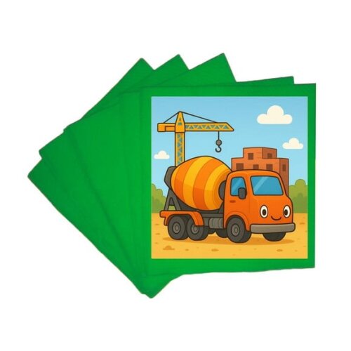 Guardanapo de Papel Personalizado Betoneira