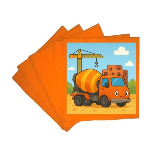 Guardanapo de Papel Personalizado Betoneira