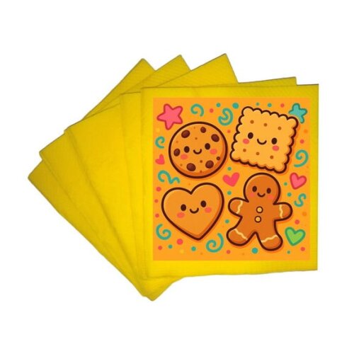 Guardanapo de Papel Personalizado Biscoitinhos