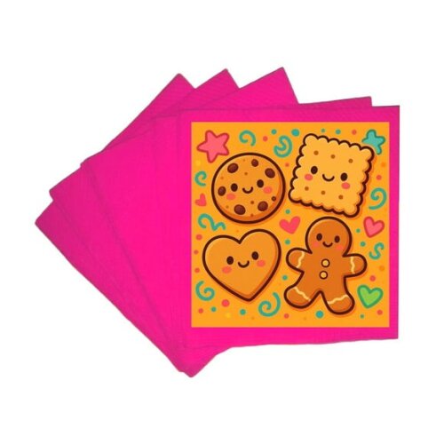 Guardanapo de Papel Personalizado Biscoitinhos