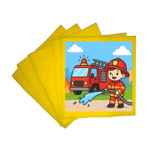 Guardanapo de Papel Personalizado Bombeiros