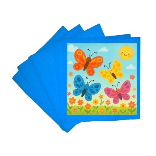 Guardanapo de Papel Personalizado Borboletas