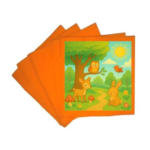 Guardanapo de Papel Personalizado Bosque Encantado