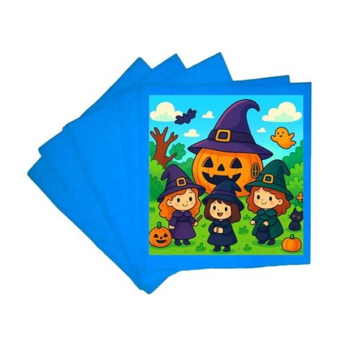 Guardanapo de Papel Personalizado Bruxinhas Fofas