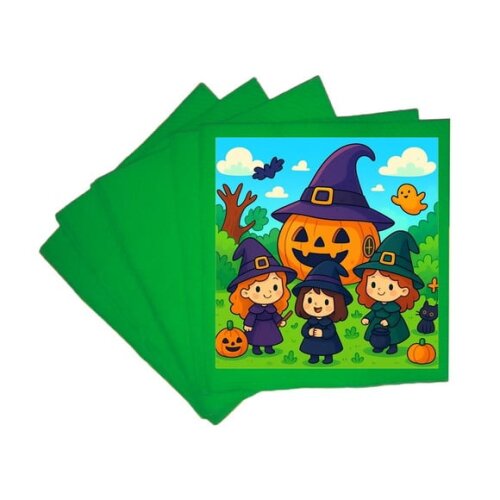 Guardanapo de Papel Personalizado Bruxinhas Fofas