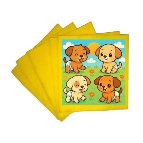 Guardanapo de Papel Personalizado Cachorrinhos Baby