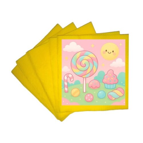 Guardanapo de Papel Personalizado Candy Color