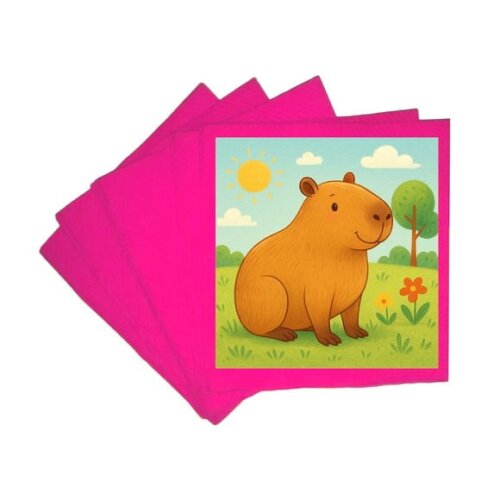 Guardanapo de Papel Personalizado Capivara