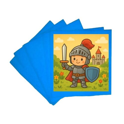 Guardanapo de Papel Personalizado Cavaleiro Medieval