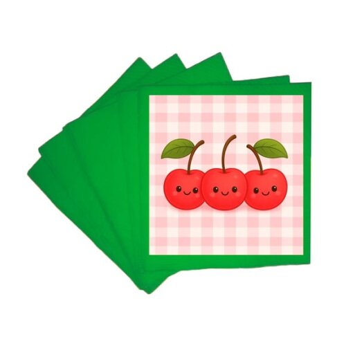 Guardanapo de Papel Personalizado Cerejinha