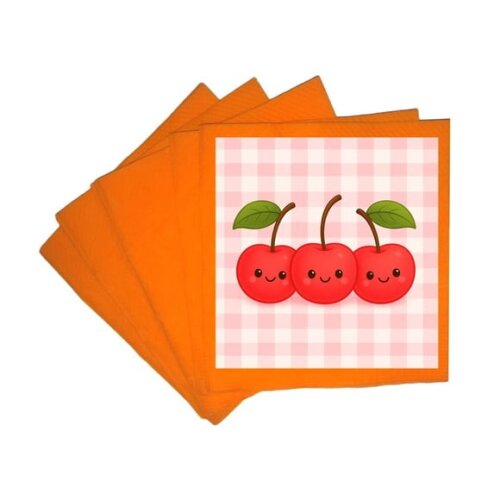 Guardanapo de Papel Personalizado Cerejinha