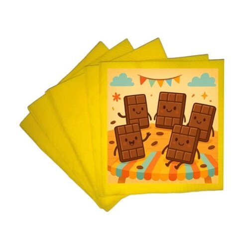Guardanapo de Papel Personalizado Chocolates
