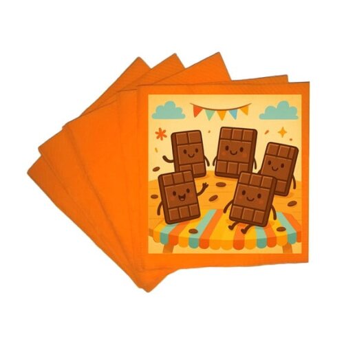 Guardanapo de Papel Personalizado Chocolates