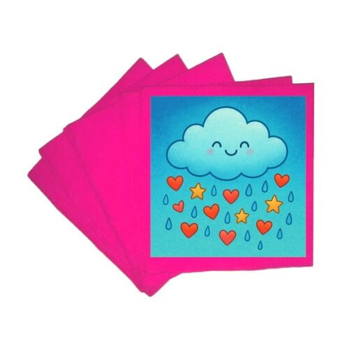 Guardanapo de Papel Personalizado Chuva de Bênçãos