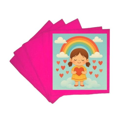 Guardanapo de Papel Personalizado Chuva de Amor