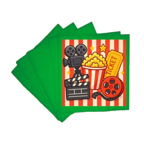 Guardanapo de Papel Personalizado Cinema
