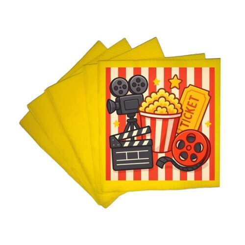 Guardanapo de Papel Personalizado Cinema