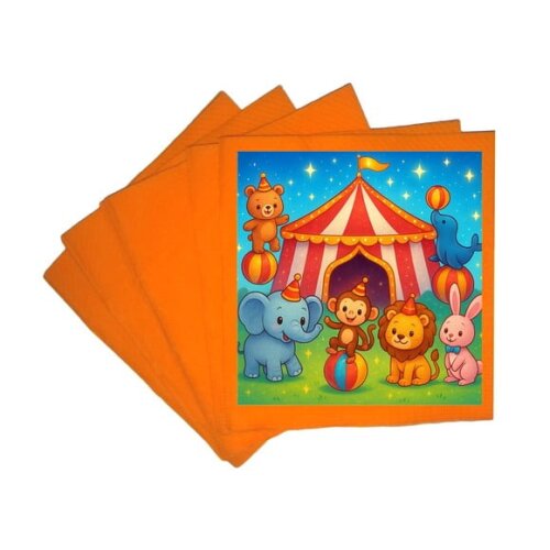 Guardanapo de Papel Personalizado Circo Encantado