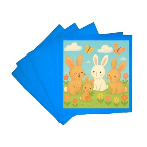 Guardanapo de Papel Personalizado Coelhinhos