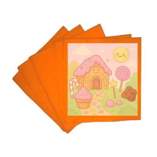 Guardanapo de Papel Personalizado Confeitaria Kids