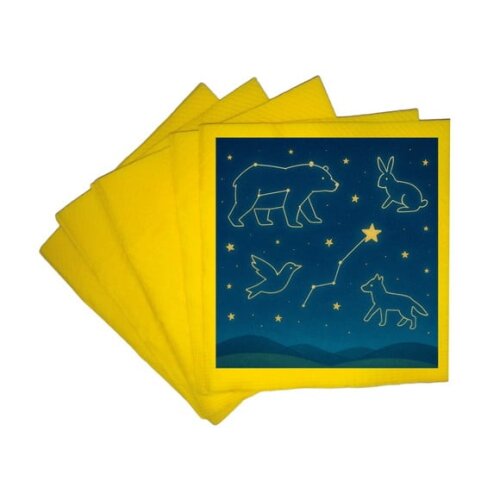 Guardanapo de Papel Personalizado Constelações