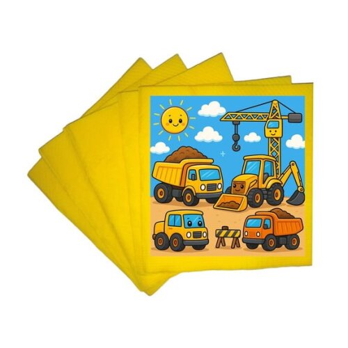 Guardanapo de Papel Personalizado Construção Civil