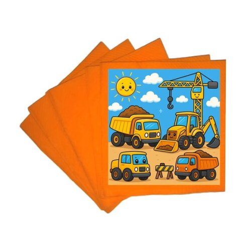Guardanapo de Papel Personalizado Construção Civil
