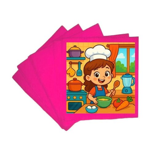 Guardanapo de Papel Personalizado Cozinha Kids