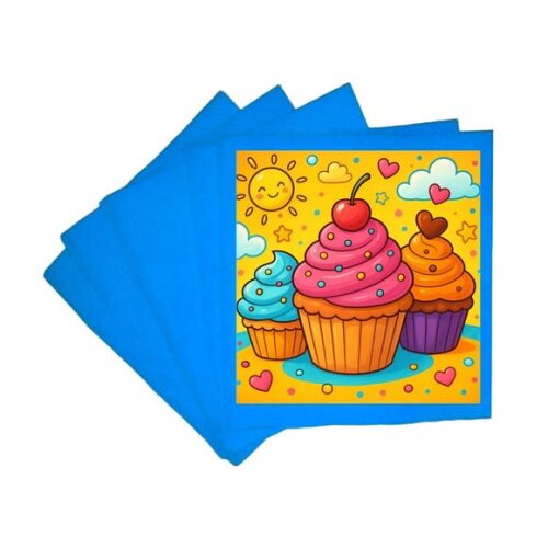 Guardanapo de Papel Personalizado Cupcakes