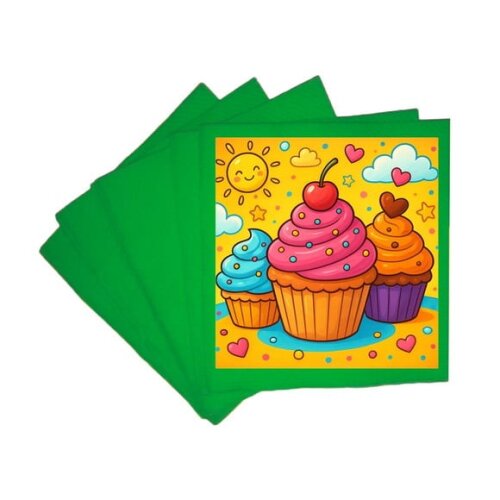 Guardanapo de Papel Personalizado Cupcakes