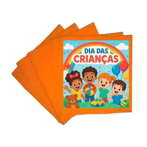 Guardanapo de Papel Personalizado Dia das Crianças