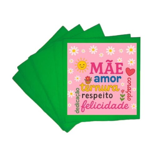 Guardanapo de Papel Personalizado Dia das Mães