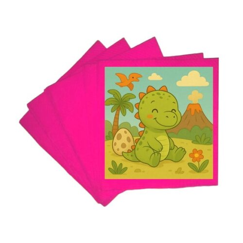 Guardanapo de Papel Personalizado Dinossauro Baby