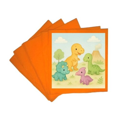 Guardanapo de Papel Personalizado Dinossauros Baby