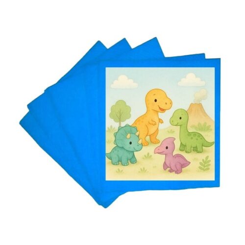 Guardanapo de Papel Personalizado Dinossauros Baby