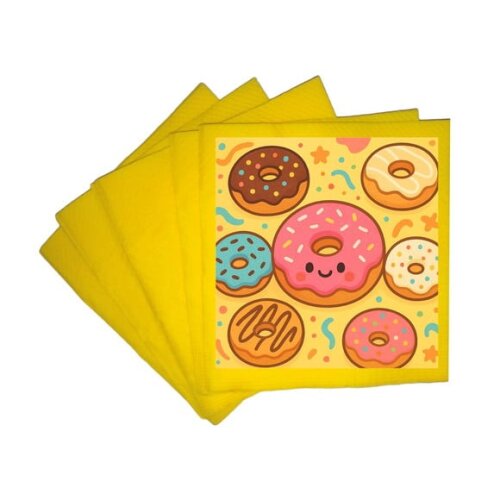 Guardanapo de Papel Personalizado Donuts