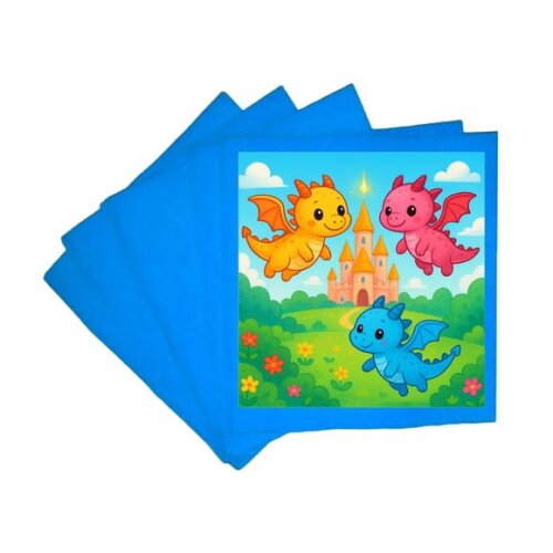 Guardanapo de Papel Personalizado Dragões