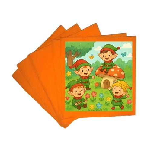 Guardanapo de Papel Personalizado Duendes