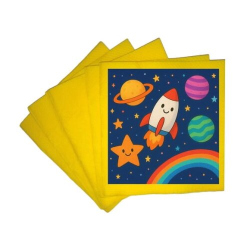Guardanapo de Papel Personalizado Espaço Colorido
